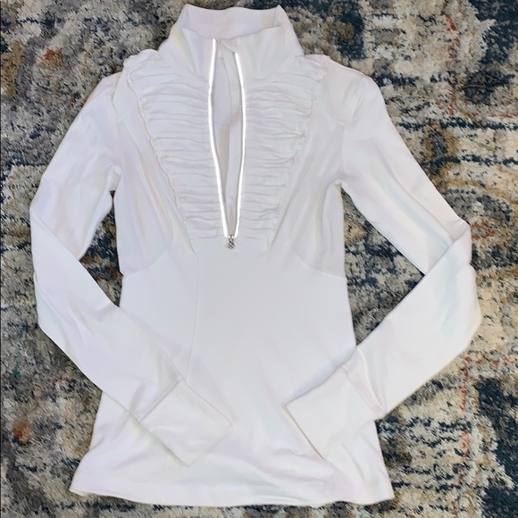 Lululemon white pullover jacket size 4 - Picture 2 of 6